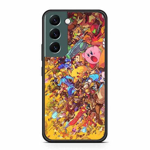 Super Smash Bros Ultimate Mural Samsung Galaxy S22 Case